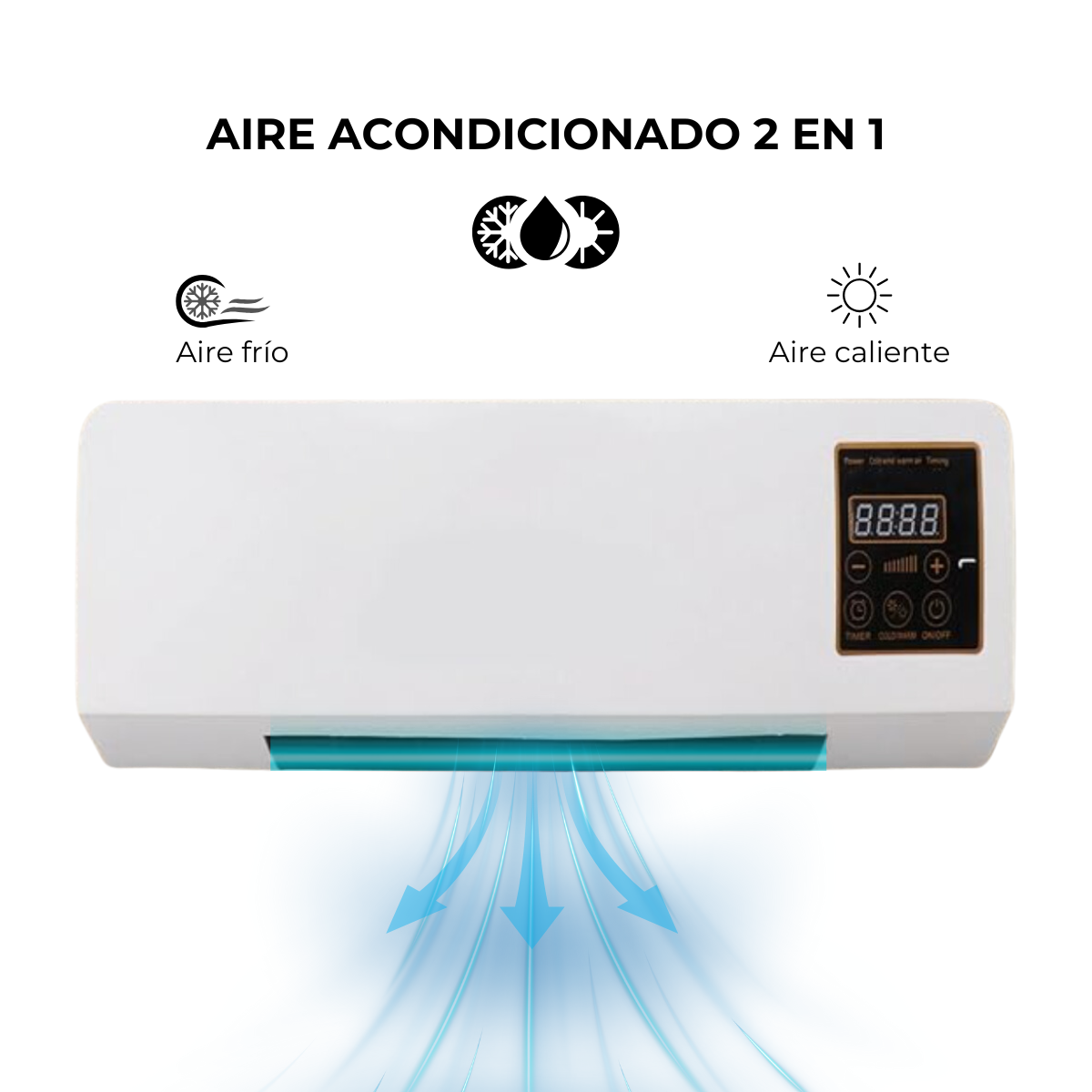 AirPro™ - Mini ventilador tipo Aire acondicionado 2 en 1